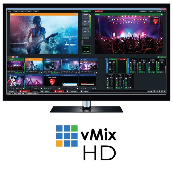 vMix HD – Live Production Switching and Streaming Software