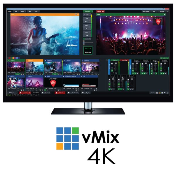 vMix 4K – Live Production Switching and Streaming Software